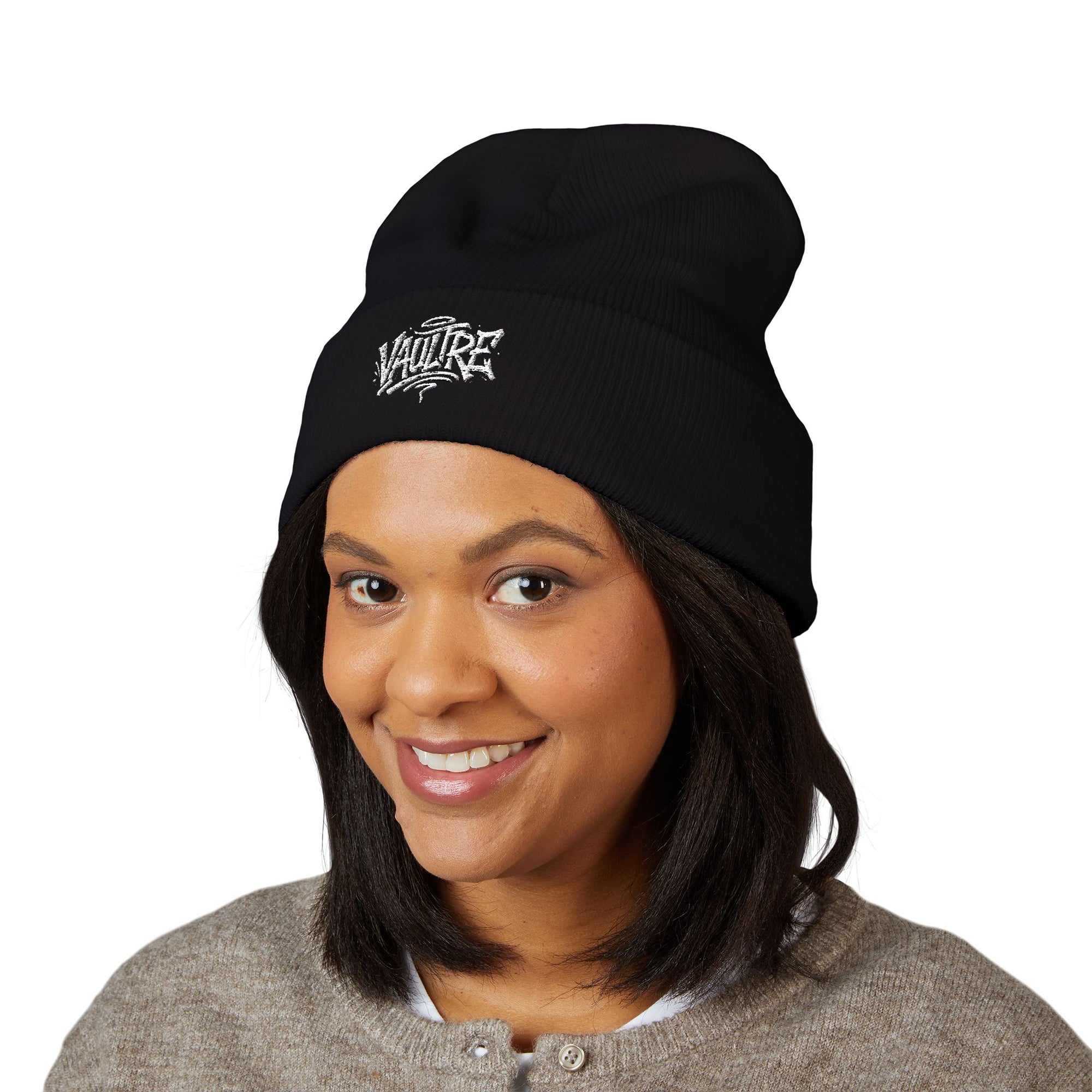 La Vaultre Signature Beanie Black