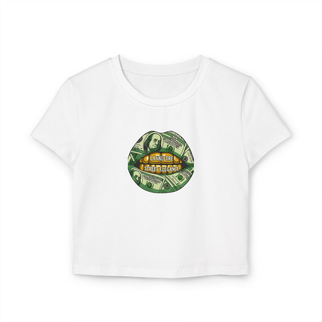 La Vaultre Women's Money Mouth Crop Top