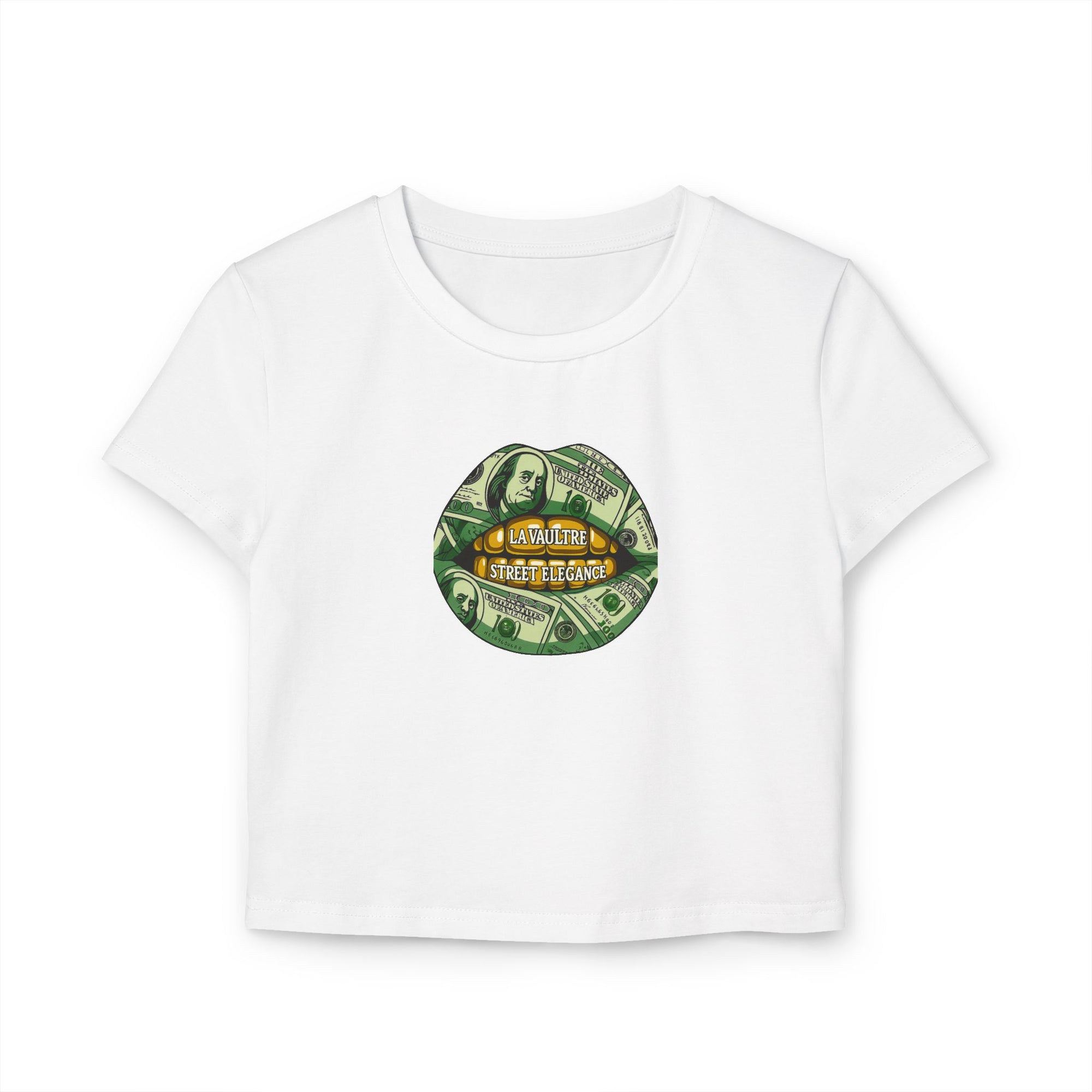 La Vaultre Women's Money Mouth Crop Top