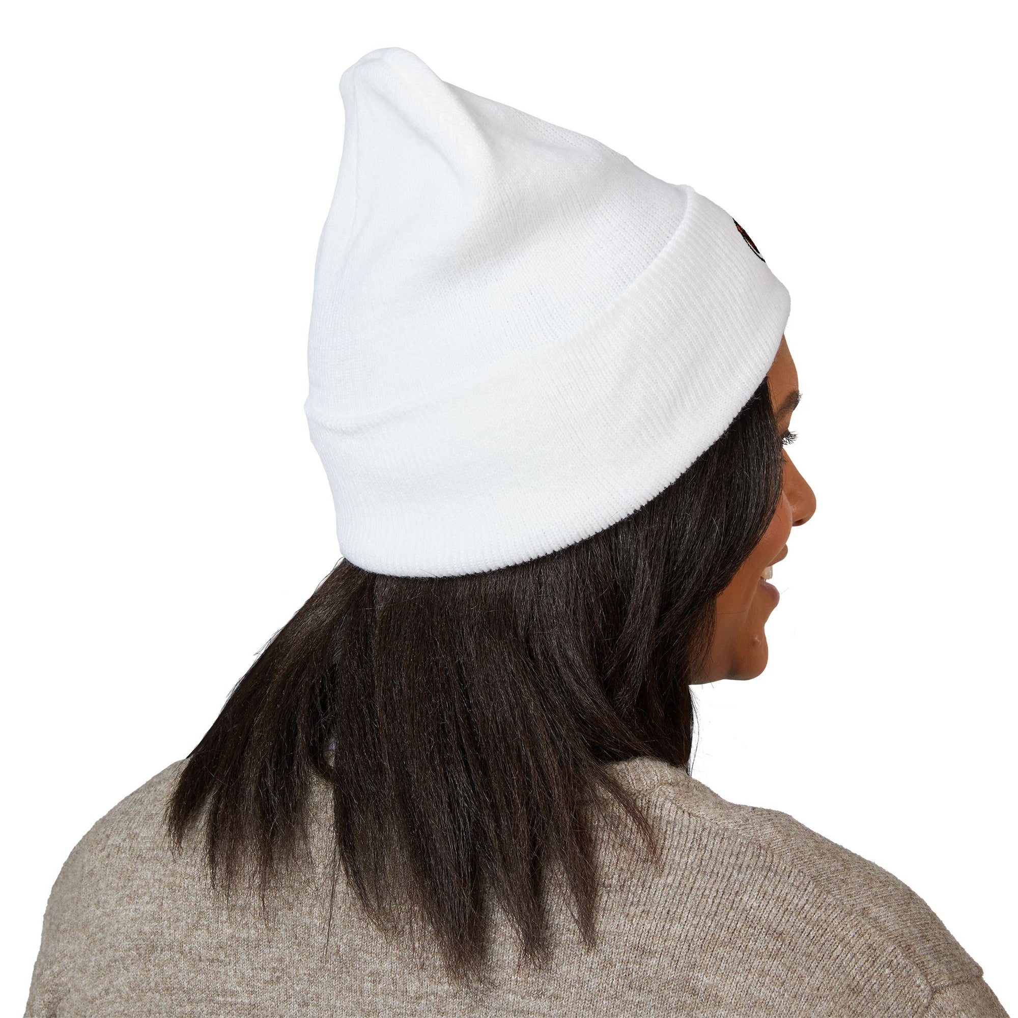 La Vaultre Signature Beanie White