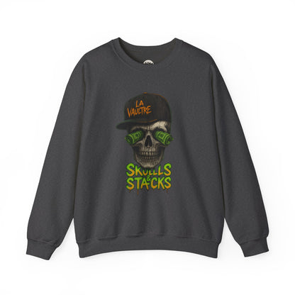 La Vaultre Skulls & Stacks Crewneck - La Vaultre