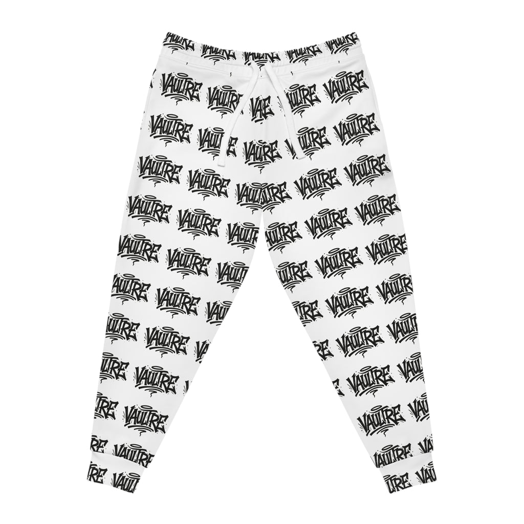 La Vault Script Joggers White