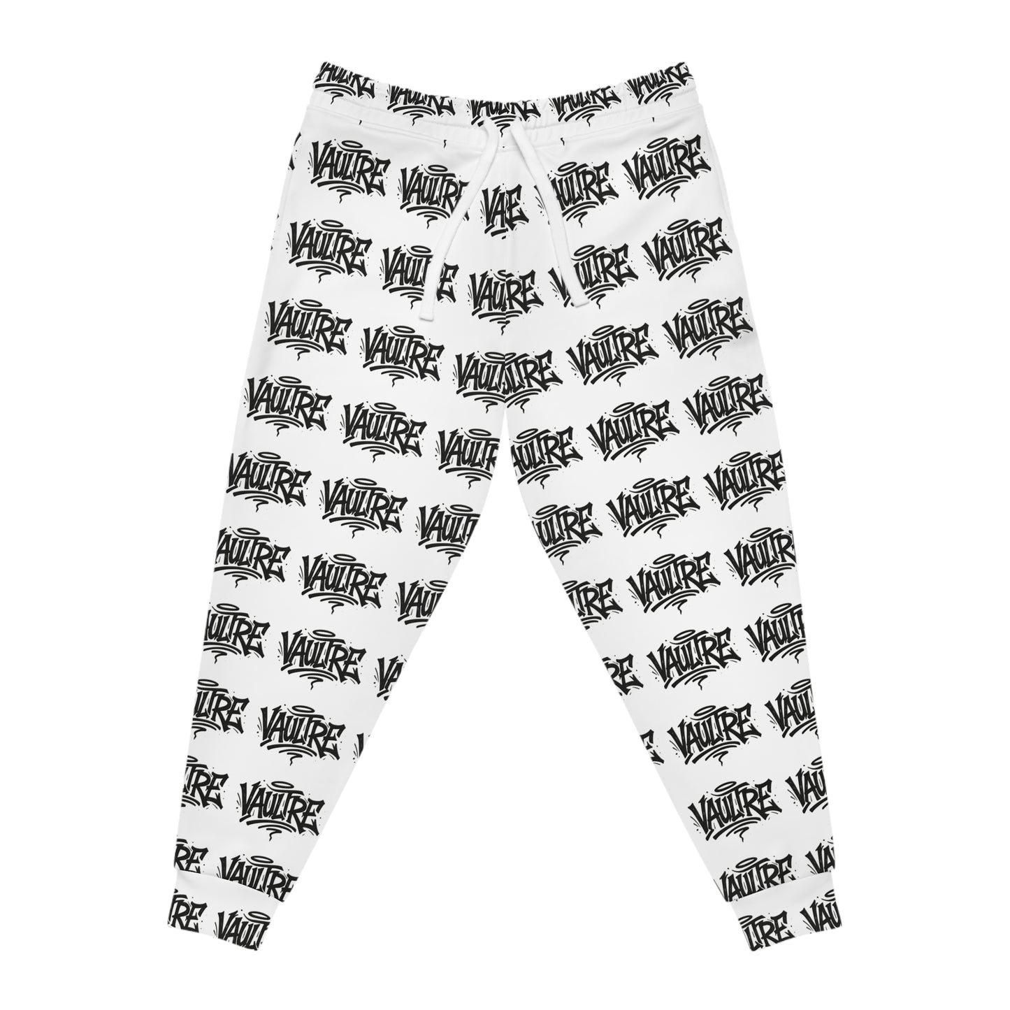 La Vault Script Joggers White - La Vaultre