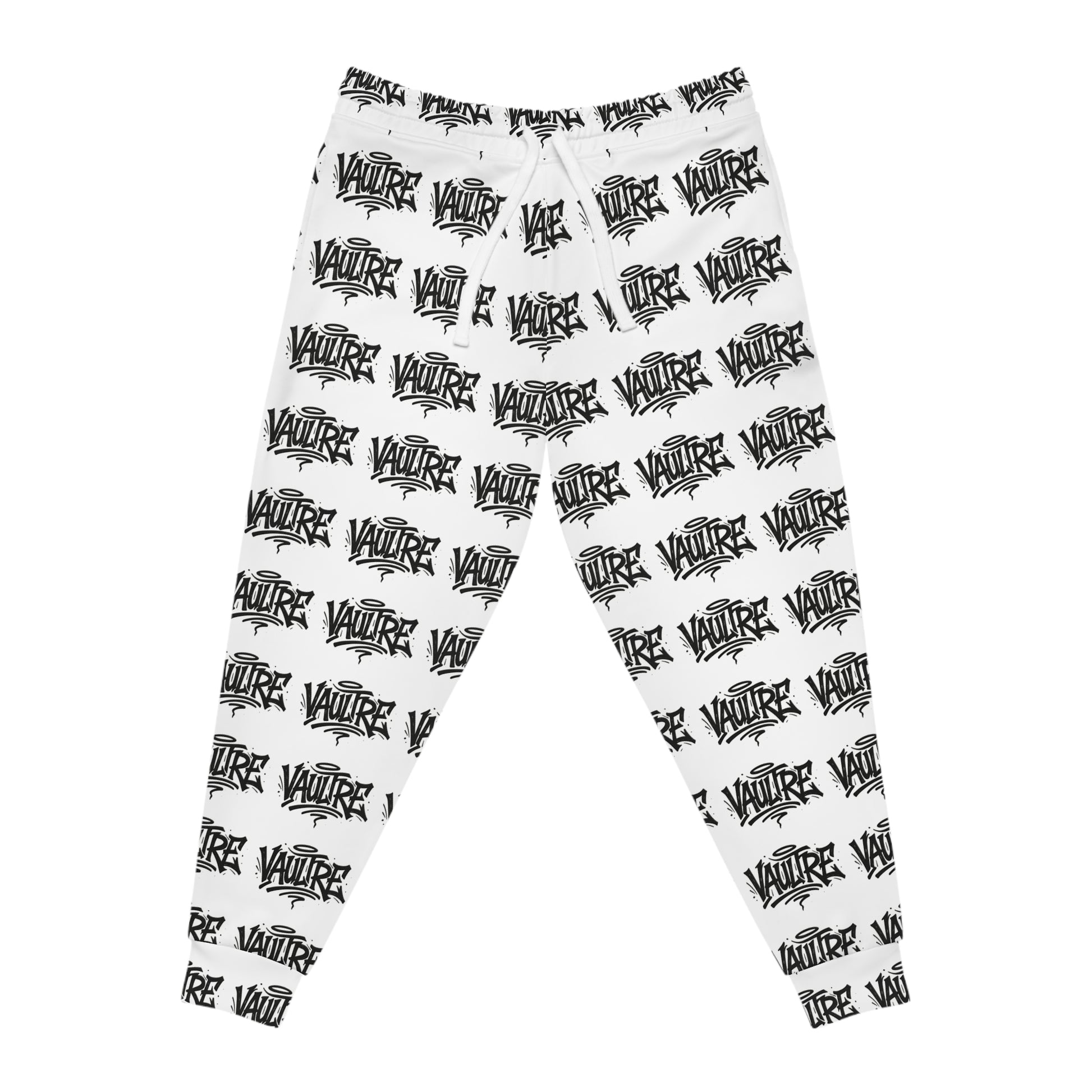 La Vault Script Joggers White - La Vaultre