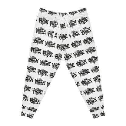La Vault Script Joggers White - La Vaultre