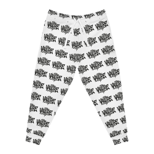 La Vault Script Joggers White - La Vaultre