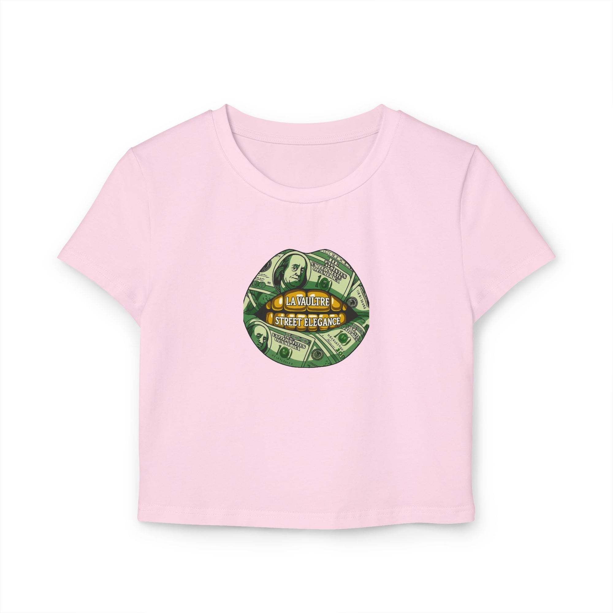 La Vaultre Women's Money Mouth Crop Top