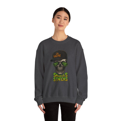 La Vaultre Skulls & Stacks Crewneck - La Vaultre