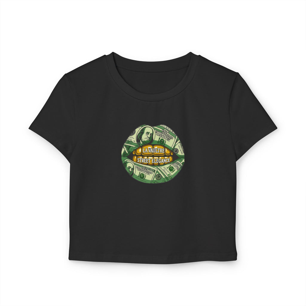 La Vaultre Women's Money Mouth Crop Top