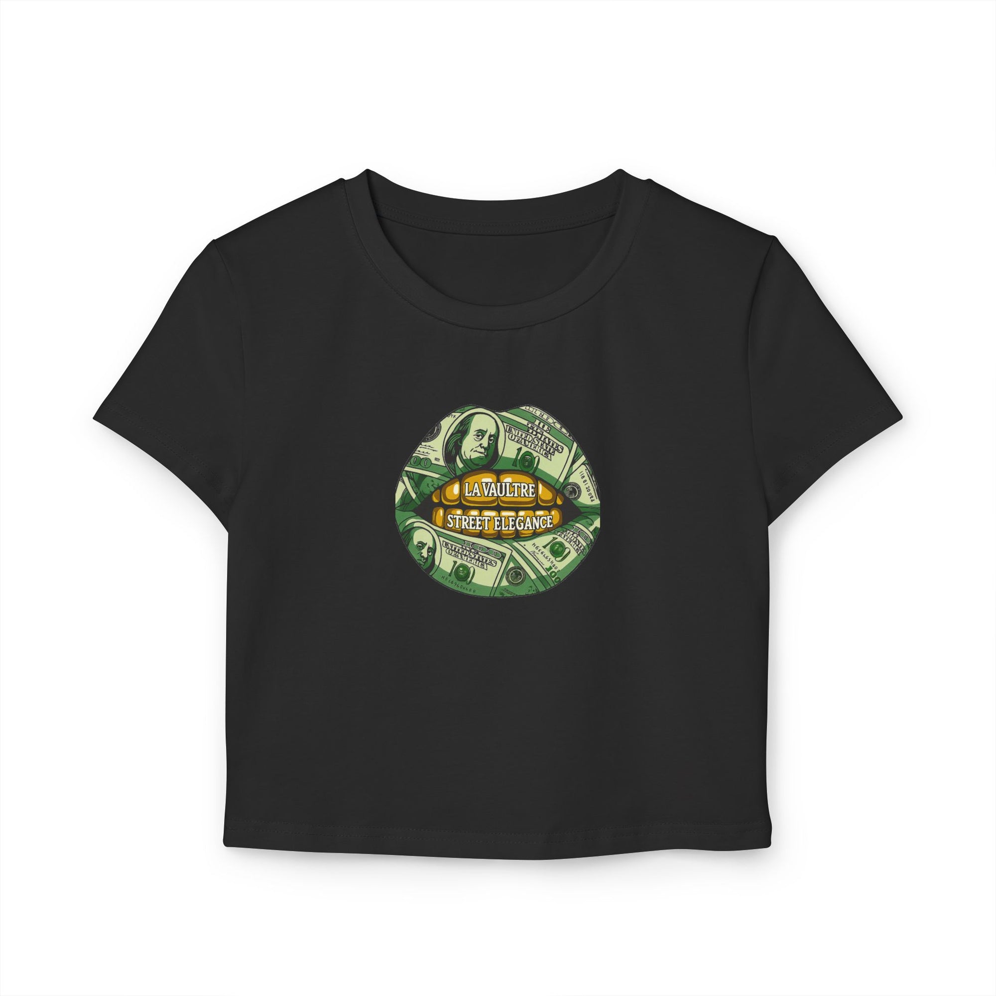 La Vaultre Women's Money Mouth Crop Top