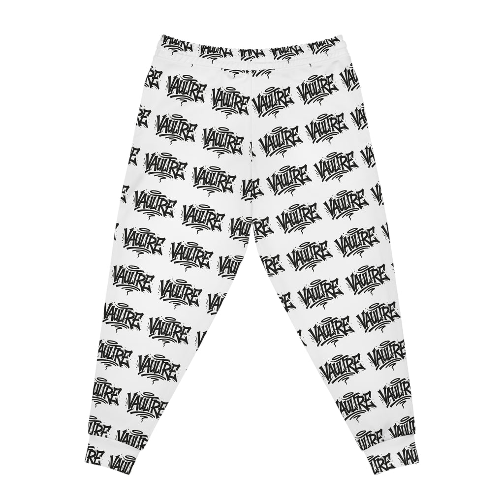 La Vault Script Joggers White