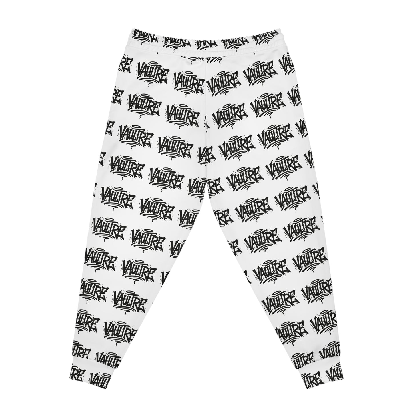 La Vault Script Joggers White - La Vaultre