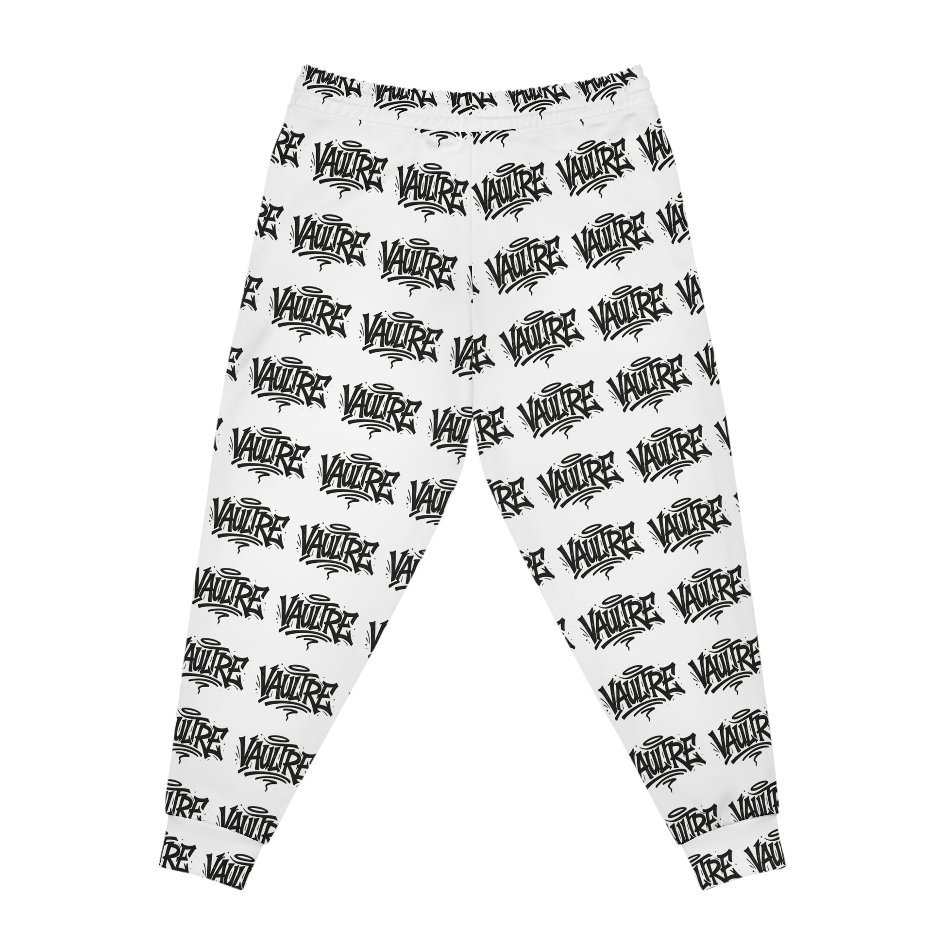 La Vault Script Joggers White - La Vaultre