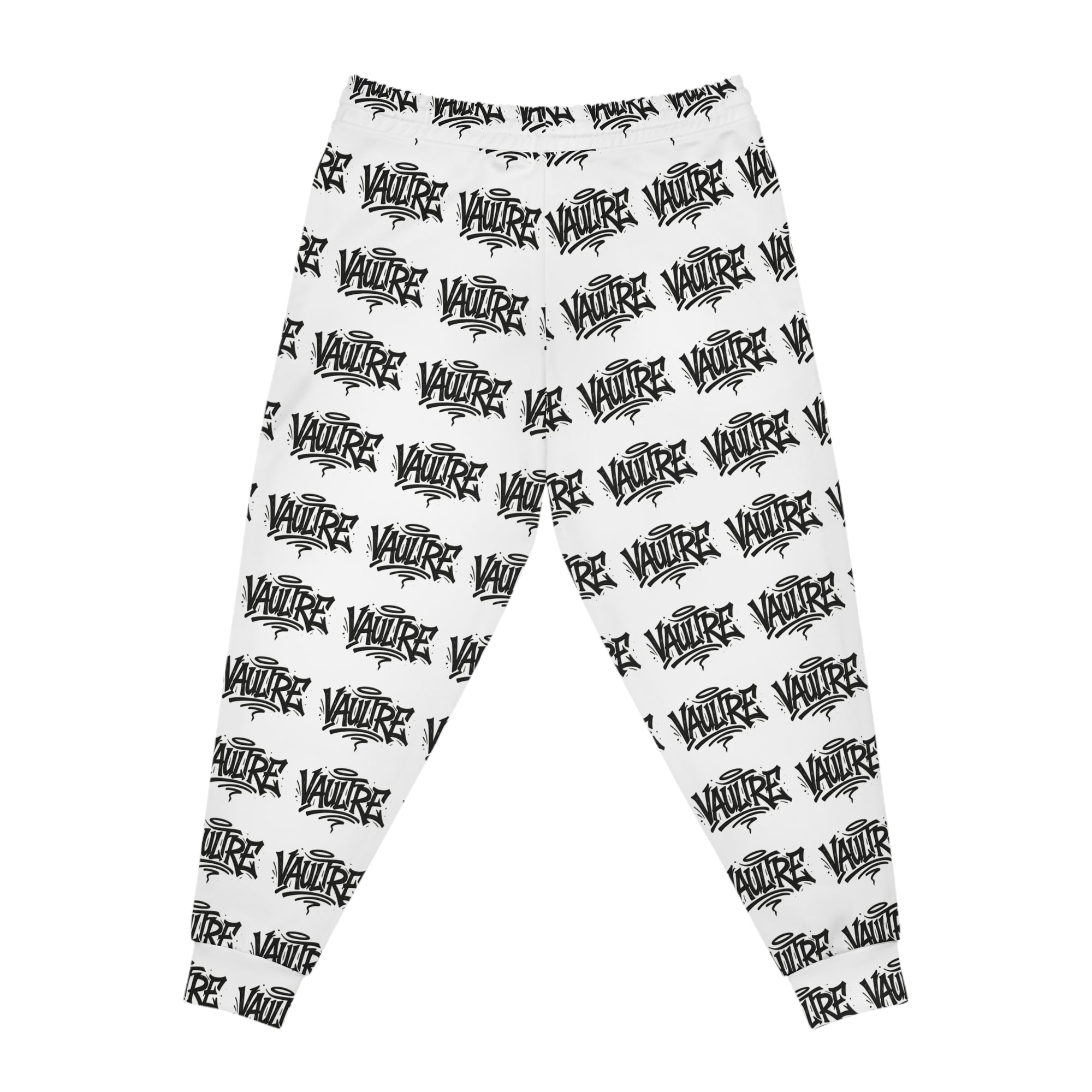 La Vault Script Joggers White