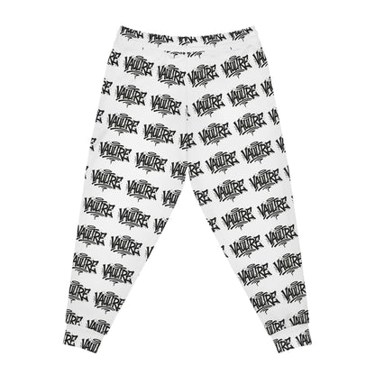 La Vault Script Joggers White - La Vaultre