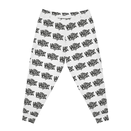 La Vault Script Joggers White - La Vaultre